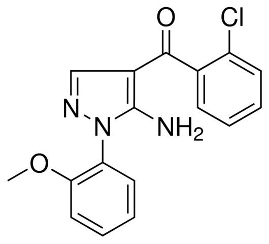 (5-AMINO-1-(2-METHOXYPHENYL)-1H-PYRAZOL-4-YL)(2-CHLOROPHENYL)METHANONE