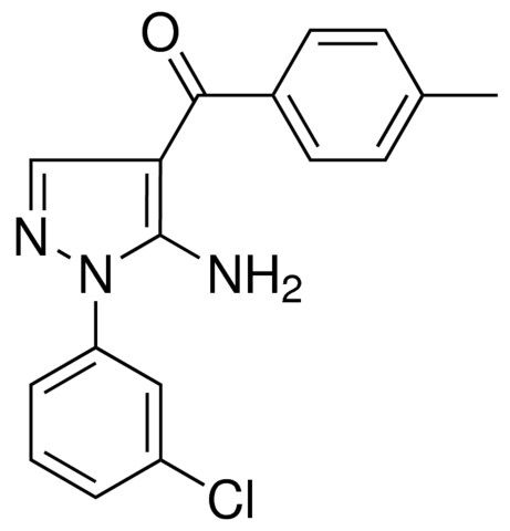 (5-AMINO-1-(3-CHLOROPHENYL)-1H-PYRAZOL-4-YL)(4-METHYLPHENYL)METHANONE