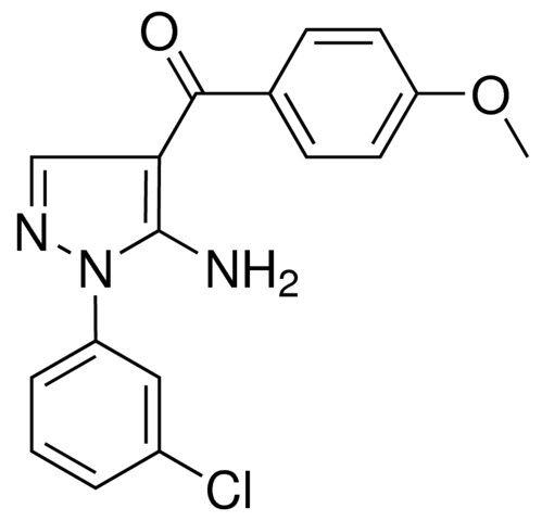 (5-AMINO-1-(3-CHLOROPHENYL)-1H-PYRAZOL-4-YL)(4-METHOXYPHENYL)METHANONE