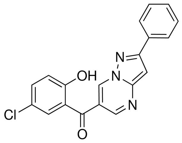 (5-CHLORO-2-HYDROXYPHENYL)(2-PHENYLPYRAZOLO[1,5-A]PYRIMIDIN-6-YL)METHANONE