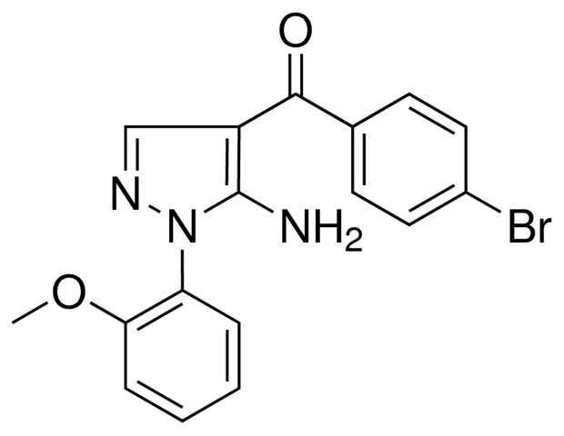 (5-AMINO-1-(2-METHOXYPHENYL)-1H-PYRAZOL-4-YL)(4-BROMOPHENYL)METHANONE