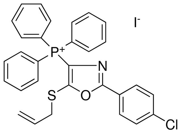 (5-ALLYLSULFANYL-2-(4-CHLORO-PHENYL)-OXAZOL-4-YL)-TRIPHENYL-PHOSPHONIUM, IODIDE