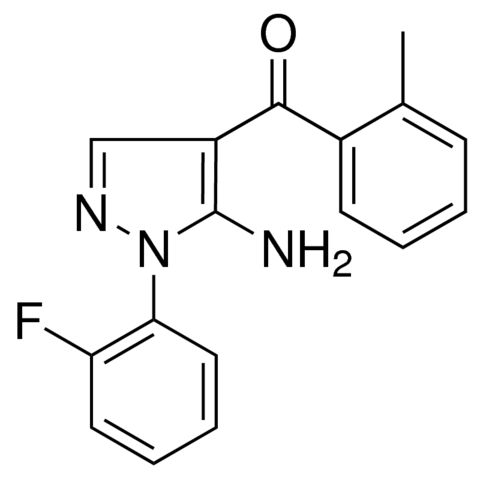 (5-AMINO-1-(2-FLUOROPHENYL)-1H-PYRAZOL-4-YL)(2-METHYLPHENYL)METHANONE