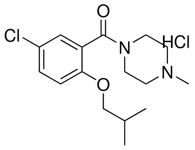 (5-CL-2-ISOBUTOXY-PHENYL)-(4-METHYL-PIPERAZIN-1-YL)-METHANONE, HYDROCHLORIDE