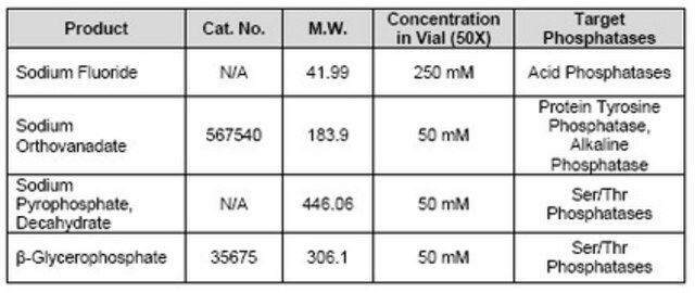 Phosphatase Inhibitor Cocktail Set V, 50X