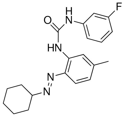 1-(3-FLUOROPHENYL)-3-(5-METHYL-2-(4-METHYLCYCLOHEXYLAZO)PHENYL)UREA