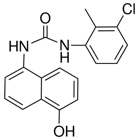 1-(3-CHLORO-2-METHYLPHENYL)-3-(5-HYDROXY-1-NAPHTHYL)UREA