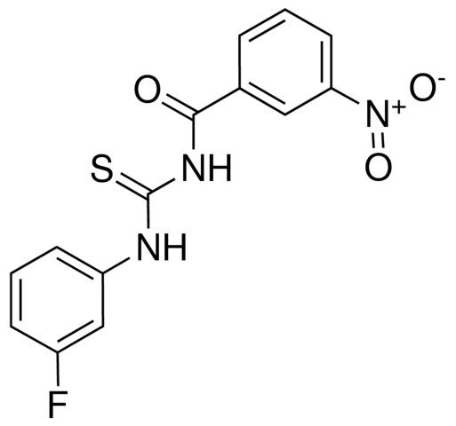 1-(3-FLUOROPHENYL)-3-(3-NITROBENZOYL)-2-THIOUREA