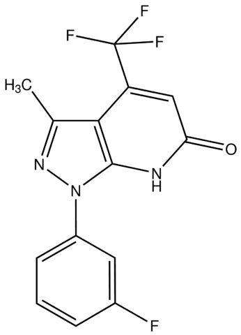 1-(3-Fluorophenyl)-3-methyl-4-(trifluoromethyl)-1<i>H</i>-pyrazolo[3,4-<i>b</i>]pyridin-6(7<i>H</i>)-one