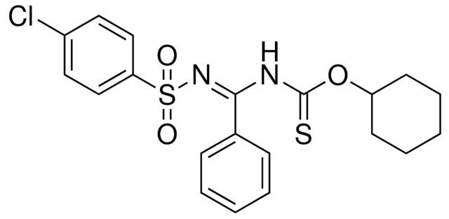 ((4-CL-BENZENESULFONYLIMINO)-PHENYL-METHYL)-THIOCARBAMIC ACID O-CYCLOHEXYL ESTER