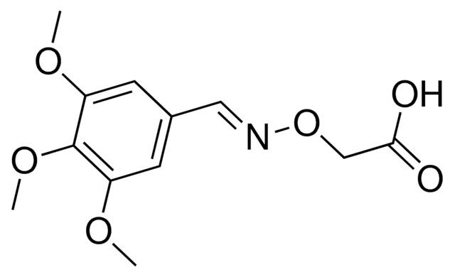 ({[(E)-(3,4,5-trimethoxyphenyl)methylidene]amino}oxy)acetic acid