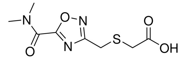 [({5-[(Dimethylamino)carbonyl]-1,2,4-oxadiazol-3-yl}methyl)sulfanyl]acetic acid