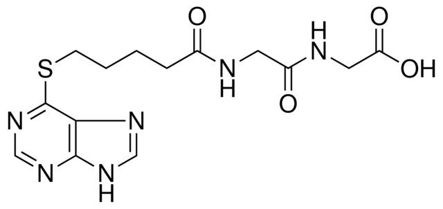 ((((5-(9H-PURIN-6-YLTHIO)PENTANOYL)AMINO)ACETYL)AMINO)ACETIC ACID