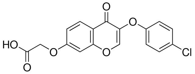 ((3-(4-CHLOROPHENOXY)-4-OXO-4H-CHROMEN-7-YL)OXY)ACETIC ACID