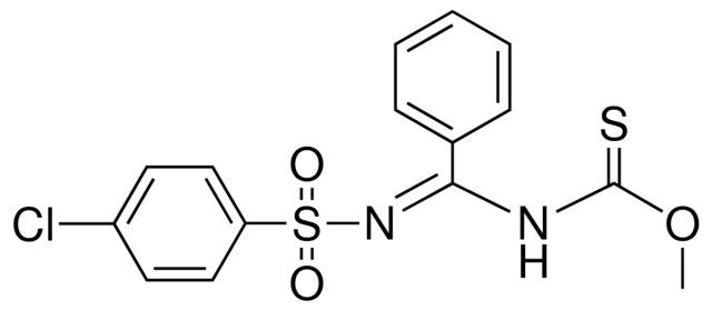 ((4-CHLORO-BENZENESULFONYLIMINO)-PHENYL-METHYL)-THIOCARBAMIC ACID O-METHYL ESTER