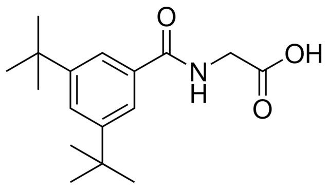 ((3,5-DITERT-BUTYLBENZOYL)AMINO)ACETIC ACID