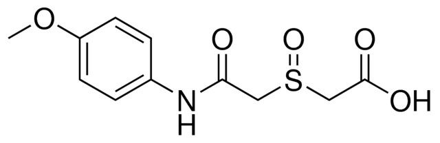 ((4-METHOXY-PHENYLCARBAMOYL)-METHANESULFINYL)-ACETIC ACID