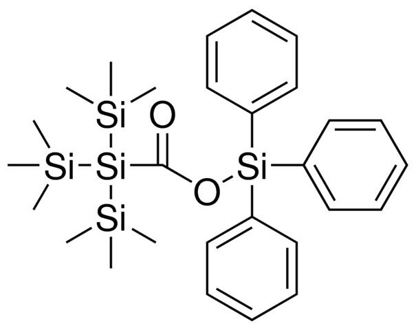 TRIPHENYLSILYL 1,1,1,3,3,3-HEXAMETHYL-2-(TRIMETHYLSILYL)-2-TRISILANECARBOXYLATE