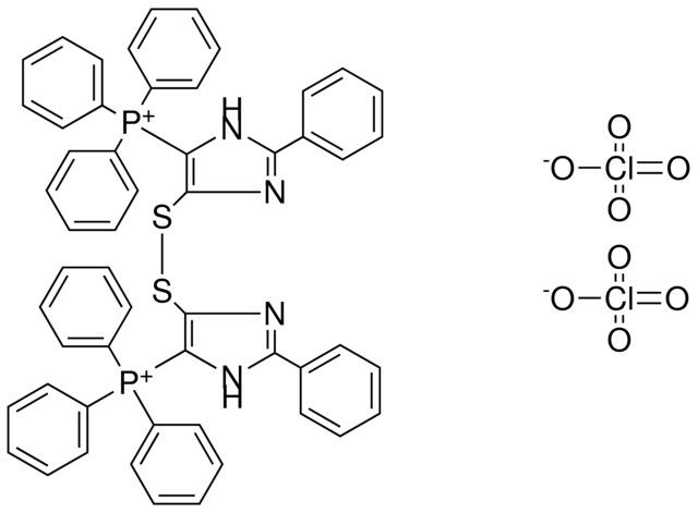 TRIPHENYL(2-PHENYL-4-{[2-PHENYL-5-(TRIPHENYLPHOSPHONIO)-1H-IMIDAZOL-4-YL]DISULFANYL}-1H-IMIDAZOL-5-YL)PHOSPHONIUM DIPERCHLORATE