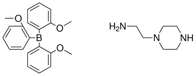 TRIS-(2-METHOXY-PHENYL)-BORANE, COMPOUND WITH 2-PIPERAZIN-1-YL-ETHYLAMINE