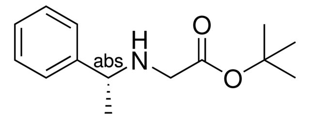 tert-Butyl {[(1R)-1-phenylethyl]amino}acetate