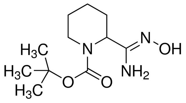 <i>tert</i>-Butyl 2-[(<i>Z</i>)-amino(hydroxyimino)methyl]-1-piperidinecarboxylate