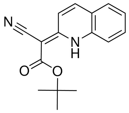 TERT-BUTYL 2-CYANO-2-(1,2-DIHYDRO-2-QUINOLYLIDENE)ACETATE