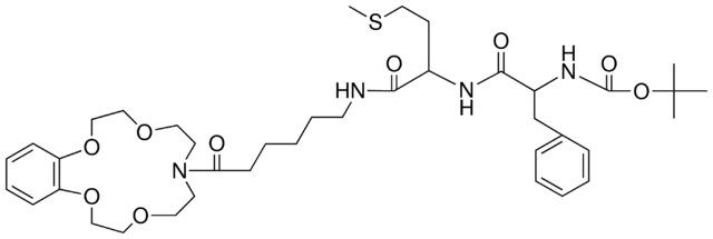 TERT-BUTYL 1-BENZYL-2-{[3-(METHYLSULFANYL)-1-({[6-(2,3,5,6,8,9,11,12-OCTAHYDRO-7H-1,4,10,13,7-BENZOTETRAOXAZACYCLOPENTADECIN-7-YL)-6-OXOHEXYL]AMINO}CARBONYL)PROPYL]AMINO}-2-OXOETHYLCARBAMATE