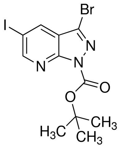 tert-Butyl 3-bromo-5-iodo-1H-pyrazolo[3,4-b]pyridine-1-carboxylate