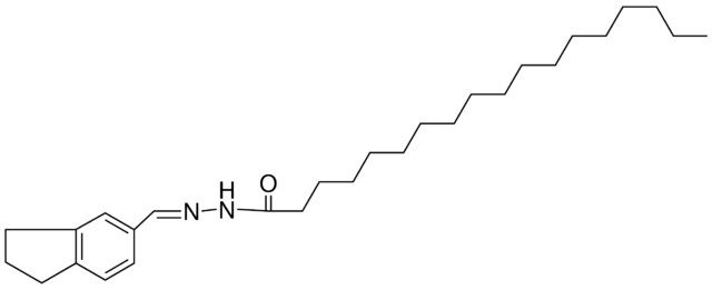 STEARIC ACID (5-INDANYLMETHYLENE)HYDRAZIDE