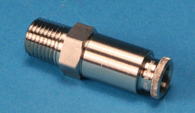 Swagelok<sup>®</sup> PTFE-sealed quick-disconnect stem