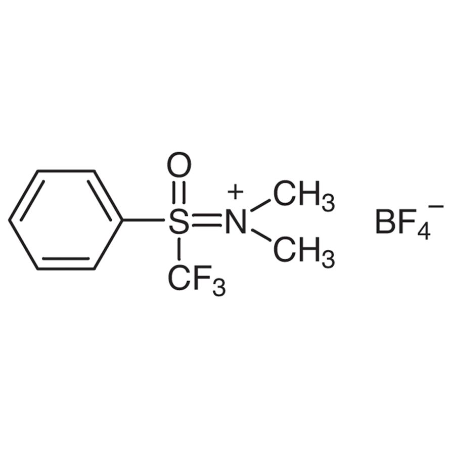 [(Oxido)phenyl(trifluoromethyl)-λ<sup>4</sup>-sulfanylidene]dimethylammonium Tetrafluoroborate