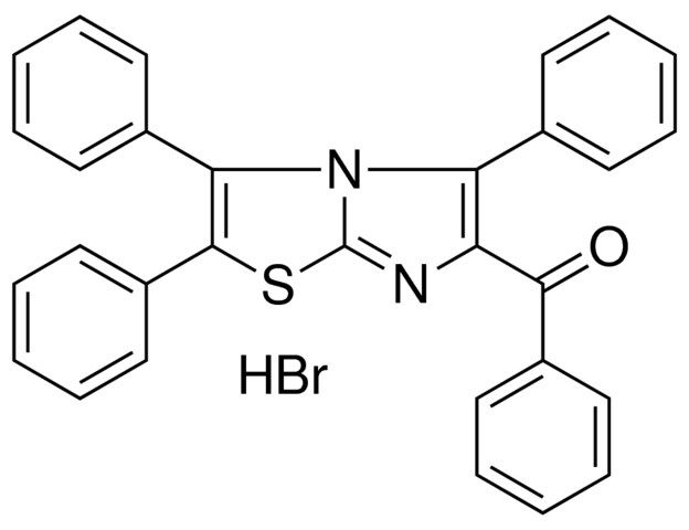 PHENYL-(2,3,5-TRIPHENYL-IMIDAZO(2,1-B)THIAZOL-6-YL)-METHANONE, HYDROBROMIDE