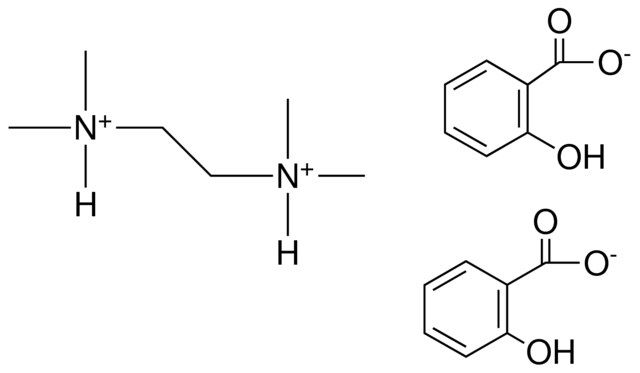 N(1),N(1),N(2),N(2)-TETRAMETHYL-1,2-ETHANEDIAMINIUM BIS(2-HYDROXYBENZOATE)