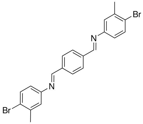 N,N'-TEREPHTHALYLIDENEBIS(4-BROMO-3-METHYLANILINE)