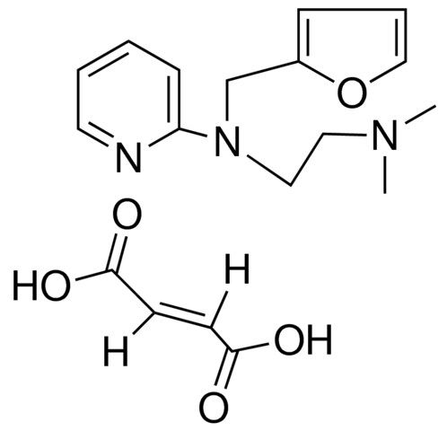 N,N-DIMETHYL-N'-FURFURYL-N'-(2-PYRIDYL)ETHYLENEDIAMINE FUMARATE