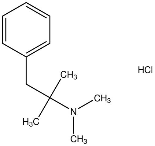 N,N,2-trimethyl-1-phenyl-2-propanamine hydrochloride