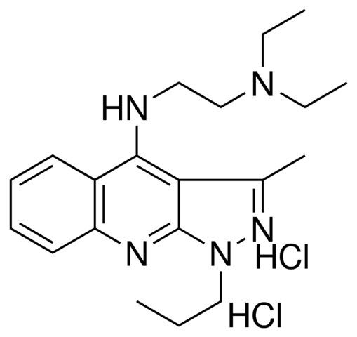 N(1),N(1)-DIETHYL-N(2)-(3-METHYL-1-PROPYL-1H-PYRAZOLO[3,4-B]QUINOLIN-4-YL)-1,2-ETHANEDIAMINE DIHYDROCHLORIDE