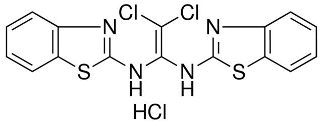 N(1),N(1)-DI(1,3-BENZOTHIAZOL-2-YL)-2,2-DICHLORO-1,1-ETHYLENEDIAMINE HYDROCHLORIDE