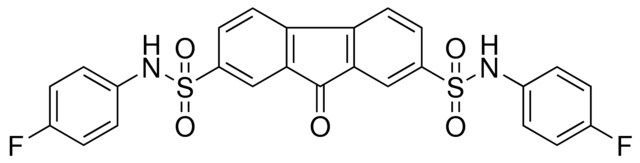 N(2),N(7)-BIS(4-FLUOROPHENYL)-9-OXO-9H-FLUORENE-2,7-DISULFONAMIDE