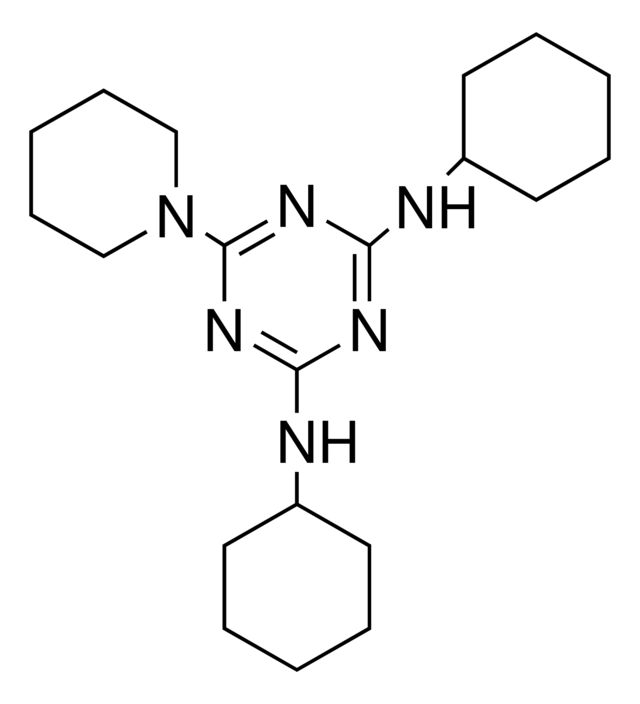 N(2),N(4)-Dicyclohexyl-6-(1-piperidinyl)-1,3,5-triazine-2,4-diamine