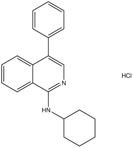 N-cyclohexyl-4-phenyl-1-isoquinolinamine hydrochloride