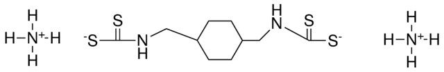 N,N'-(1,4-CYCLOHEXYLENEDIMETHYL)-BIS-(DITHIOCARBAMIC ACID, AMMONIUM SALT)