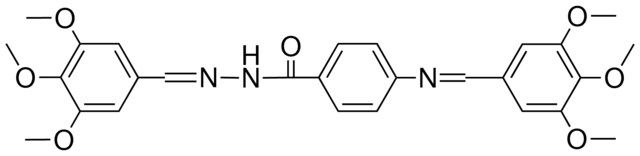 N,N'-BIS-(3,4,5-TRIMETHOXYBENZYLIDENE)-ANTHRANILIC ACID HYDRAZIDE