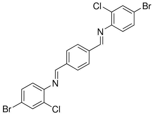 N,N'-TEREPHTHALYLIDENEBIS(4-BROMO-2-CHLOROANILINE)