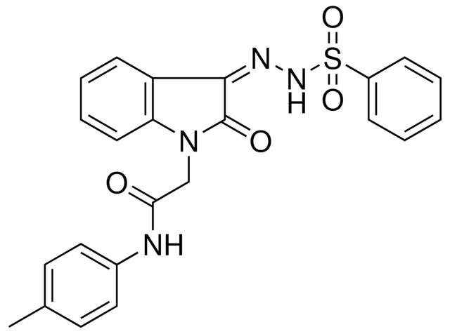 N-(4-METHYLPHENYL)-2-{(3Z)-2-OXO-3-[(PHENYLSULFONYL)HYDRAZONO]-2,3-DIHYDRO-1H-INDOL-1-YL}ACETAMIDE