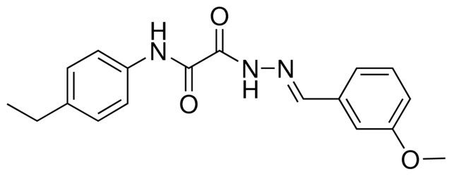 N-(4-ETHYLPHENYL)-2-(2-(3-METHOXYBENZYLIDENE)HYDRAZINO)-2-OXOACETAMIDE