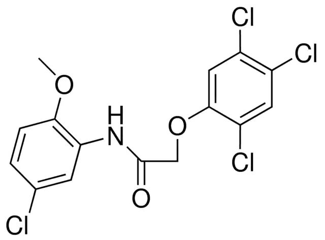 N-(5-CHLORO-2-METHOXYPHENYL)-2-(2,4,5-TRICHLOROPHENOXY)ACETAMIDE