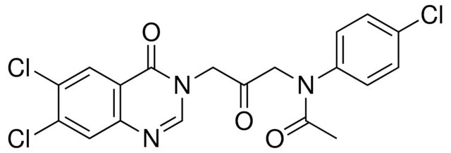 N-(4-CL-PH)-N-(3-(6,7-DICHLORO-4-OXO-4H-QUINAZOLIN-3-YL)-2-OXO-PROPYL)-ACETAMIDE