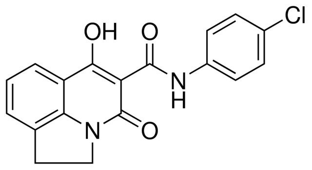 N-(4-CL-PH)-6-HO-4-OXO-1,2-DIHYDRO-4H-PYRROLO(3,2,1-IJ)QUINOLINE-5-CARBOXAMIDE